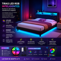 Tira LED RGB Inteligente – Control por App y Mando a Distancia